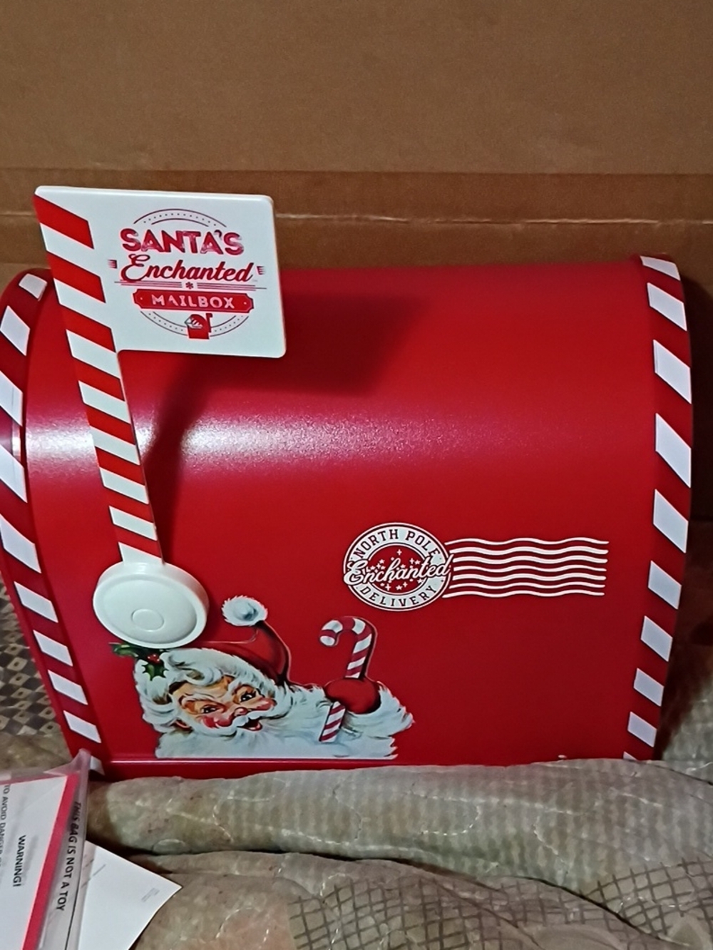 Santa's Enchanted Mailbox - Mr. Christmas Mailbox